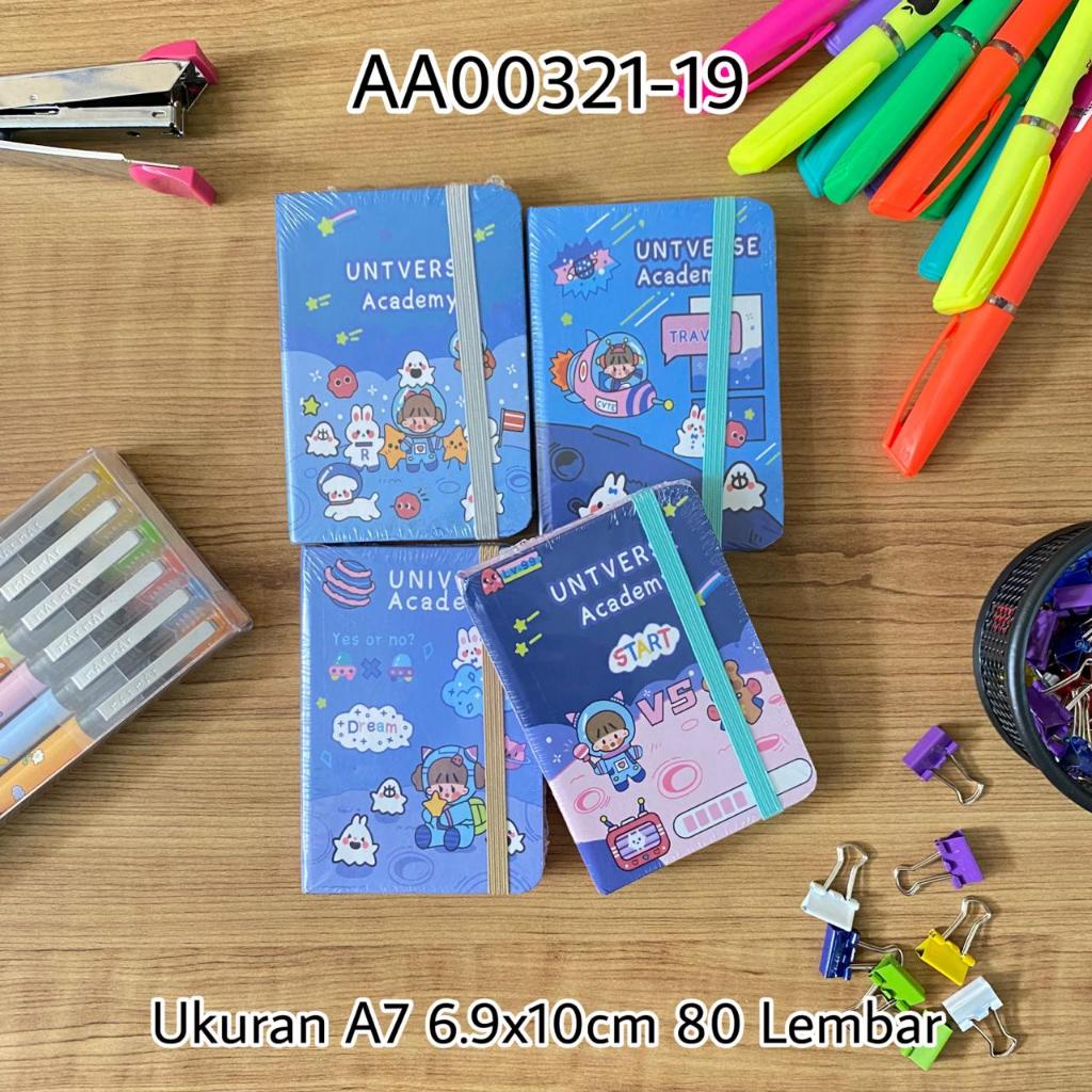 

MEMO AA00321-19 A7-80 UNIVERSE UKURAN A7- NOTEBOOK DIARY BUKU CATATAN