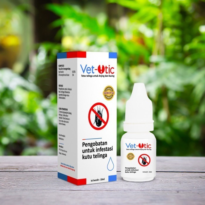 Obat Tetes Telinga Kucing Anjing Kelinci - Vet Otic 10ml Original