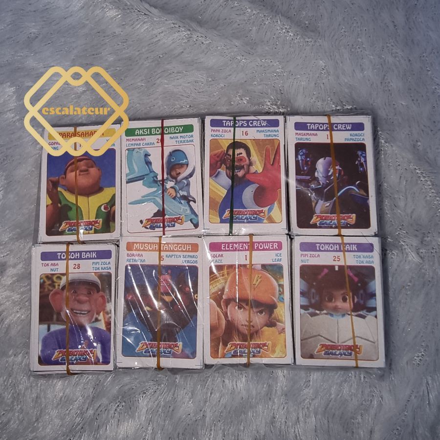 1 pack KARTU KWARTET/ KARTU MAINAN/ KARTU WAYANG 320 lembar