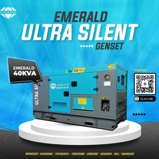 Genset Silent | 40 KVA | Genset Diesel Emerald Ultra Silent