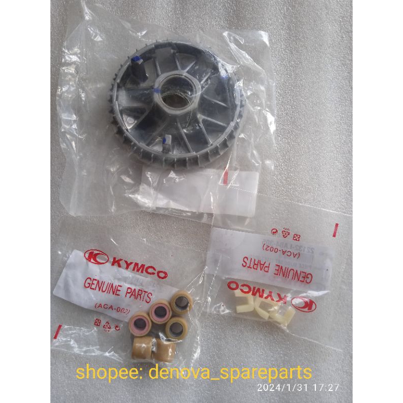 Paket Pulley Depan Kymco Easy 100 Original