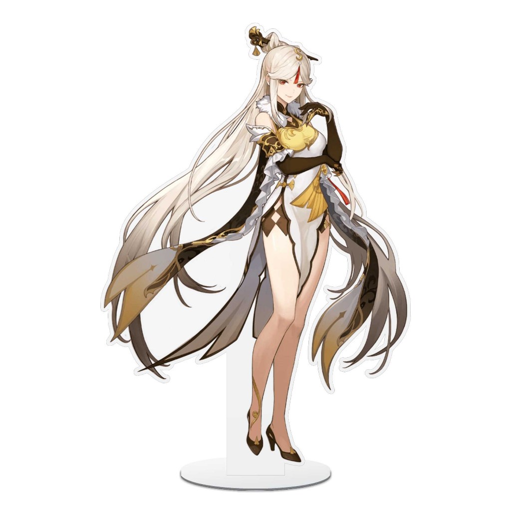 Stand akrilik figure NINGGUANG standee 20cm-GENSHIN IMPACTmaterial Akrilik