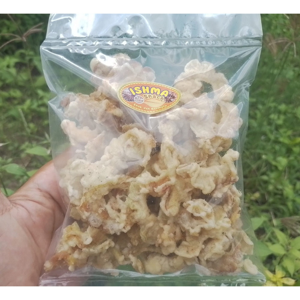 

Keripik Pare Crispy 100gr Tidak Pahit Gurih Renyah - Jajanan Viral Terenak dan Terlezat Kripik Buah Sayur Pare Tepung Krispi yang bikin Ketagihan