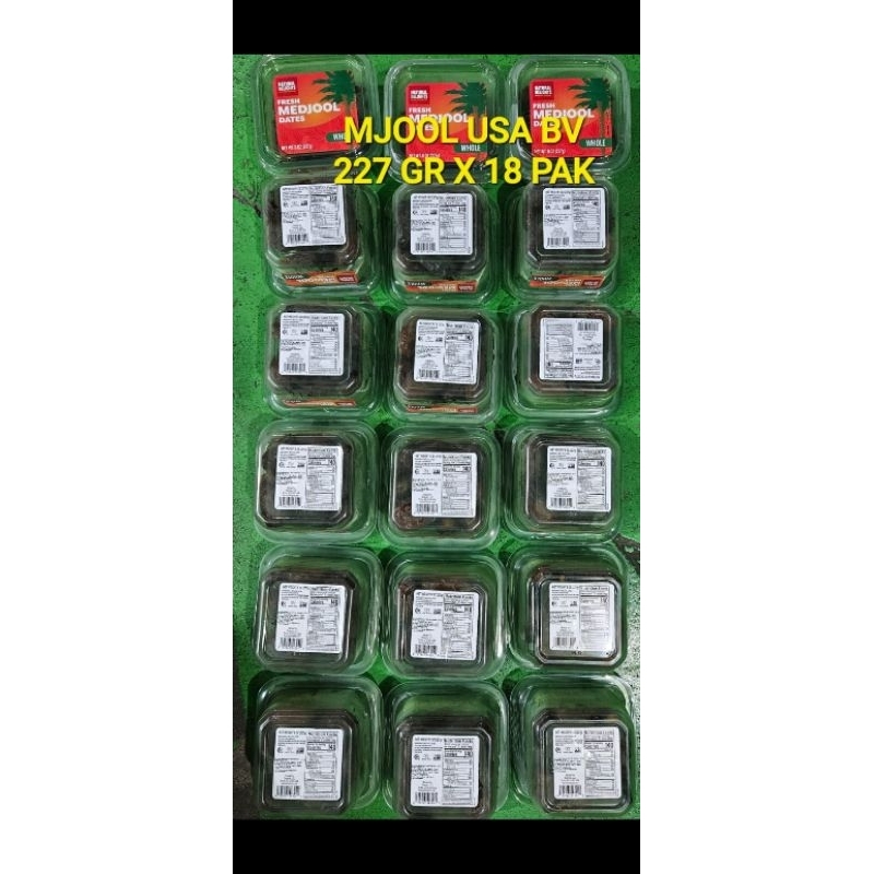 

kurma Medjol Bard valley usa kemasan 227 gr x 18 pac