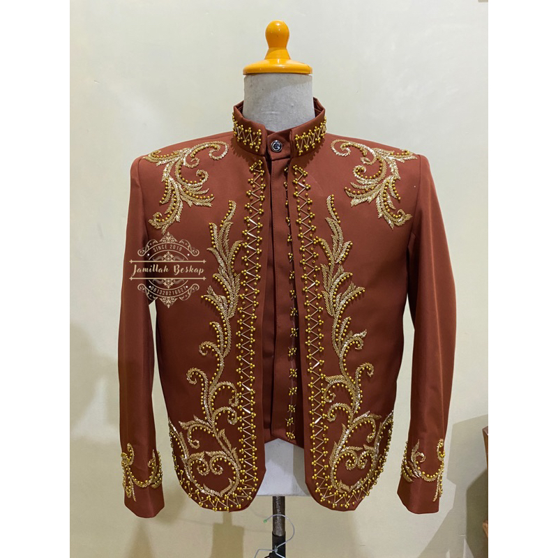 Beskap pengantin || Beskap pengantin pria || Beskap pengantin hitam || Beskap hitam semiwoll || Besk