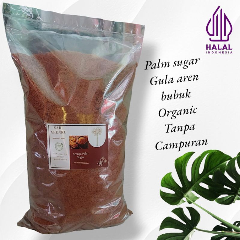 

HG Gula Aren Semut Murni 1kg Sari Arenku Organik