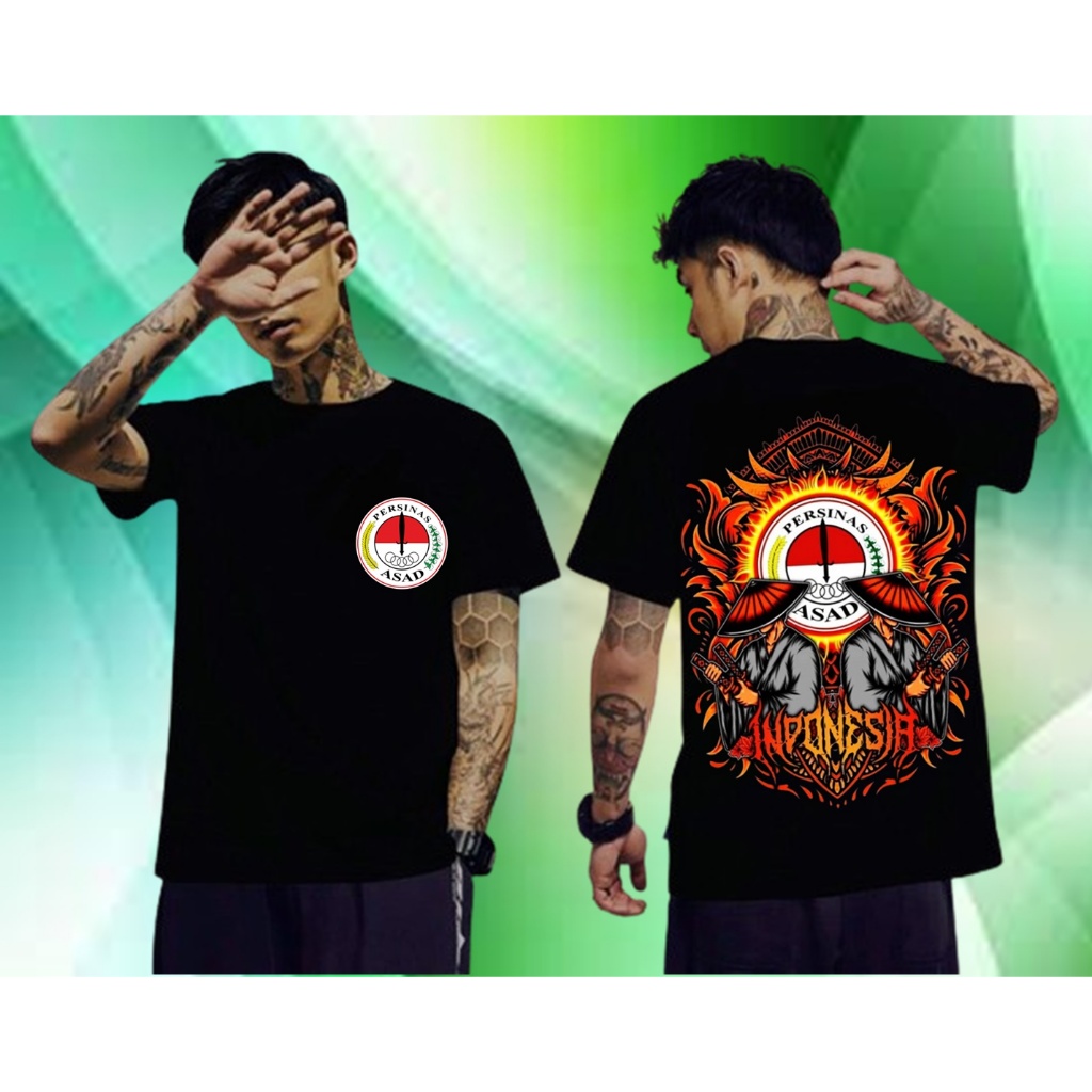 Kaos Persinas  "  ronin  " ASAD 1993 Tshrit Fighter Indonesia  jokam jamaah oke LDII 354 murah terba