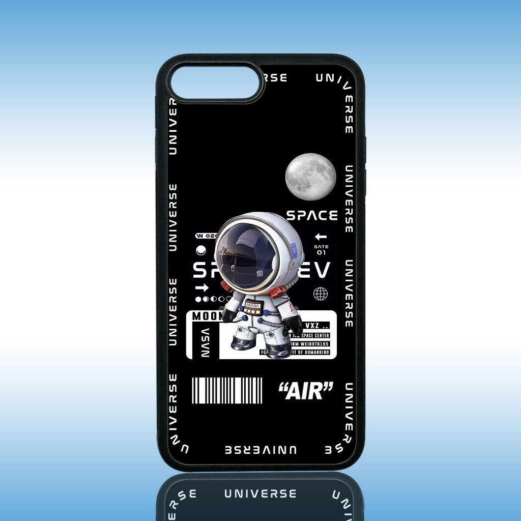 Case IPhone 7 Plus - Casing Hp IPhone 7 Plus ( PLNT ) Silikon Hp IPhone 7 Plus - Softcase Glass Kaca