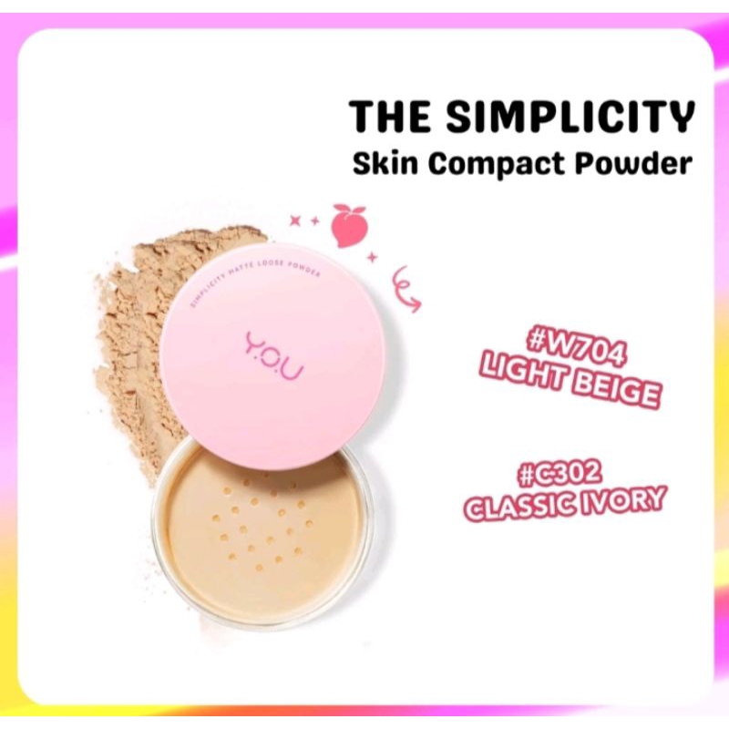 YOU Simplicity Matte Loose Powder | Bedak tabur