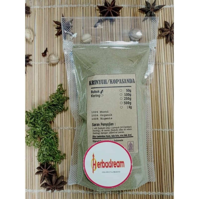 

250 GRAM BUBUK KRINYUH KIRINYUH BALAKASIDA KOPASANDA CHROMOLAENA ODORATA BALAKACIDA SIAM WEED RUMPUT MINJANGAN POWDER SERBUK TEPUNG