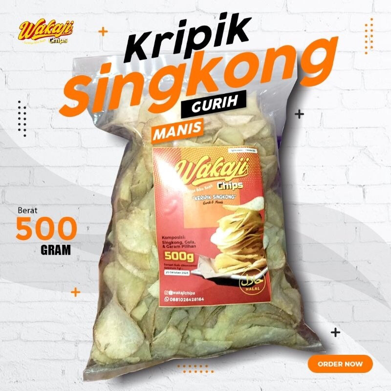 

Kripik Singkong Asli Malang 500 gram