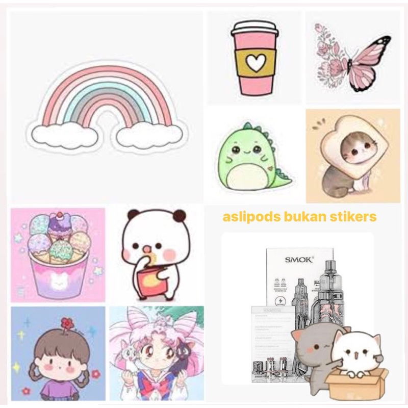 

Label sticker animasi lucu thalio aestetic / Sticker tempel lucu