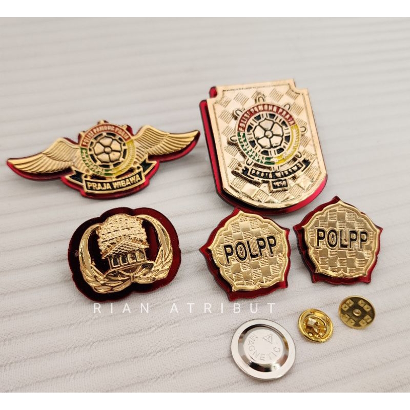 ATRIBUT POL PP LENGKAP / PIN POLPP / BROS POL PP