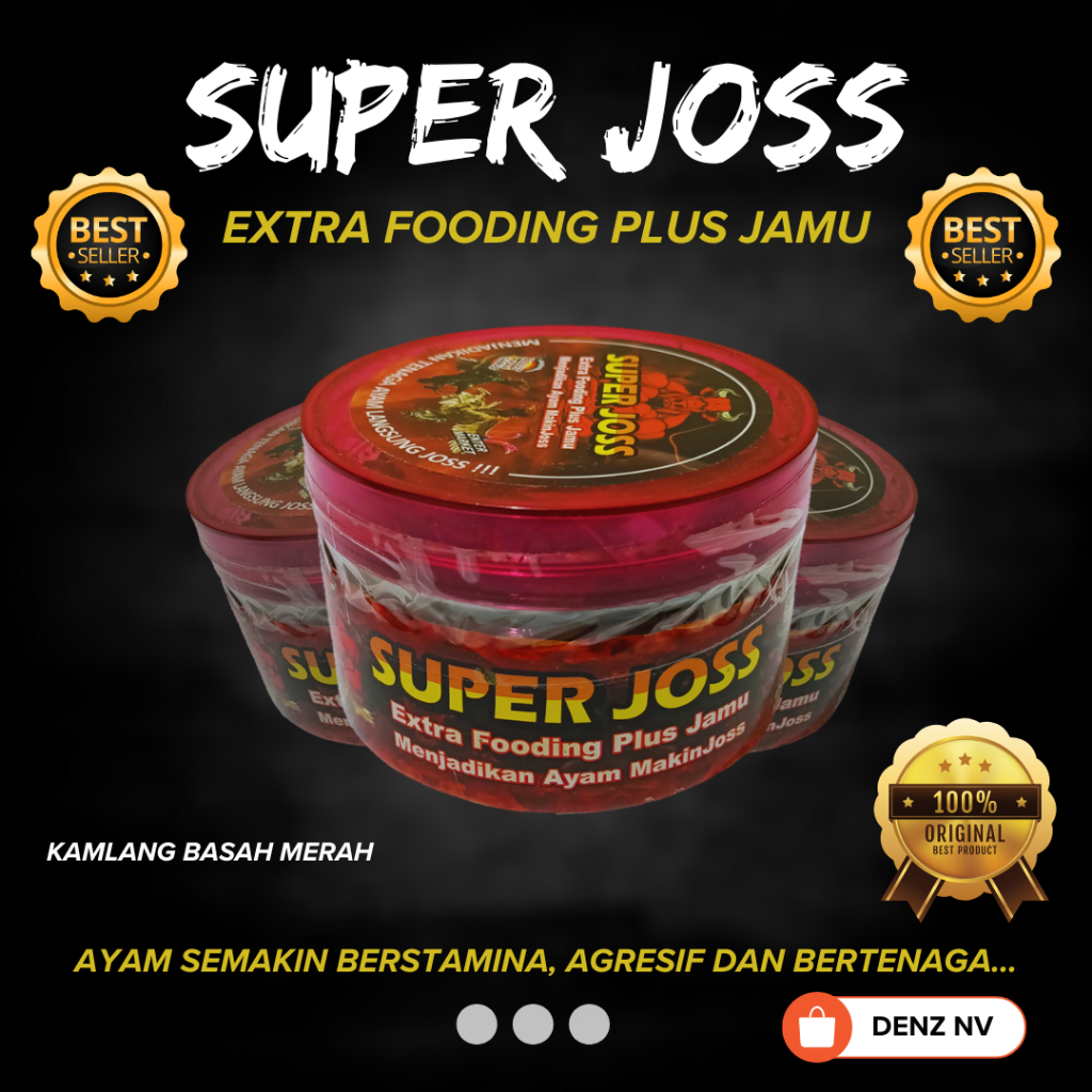 Kamlang Basah Extra Fooding Plus Jamu Ayam Super Joss 100% Original