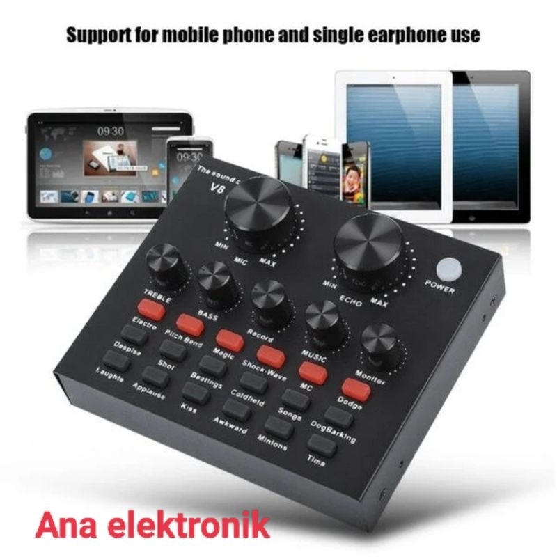 SOUND CARD V8 BLUETOOTH
