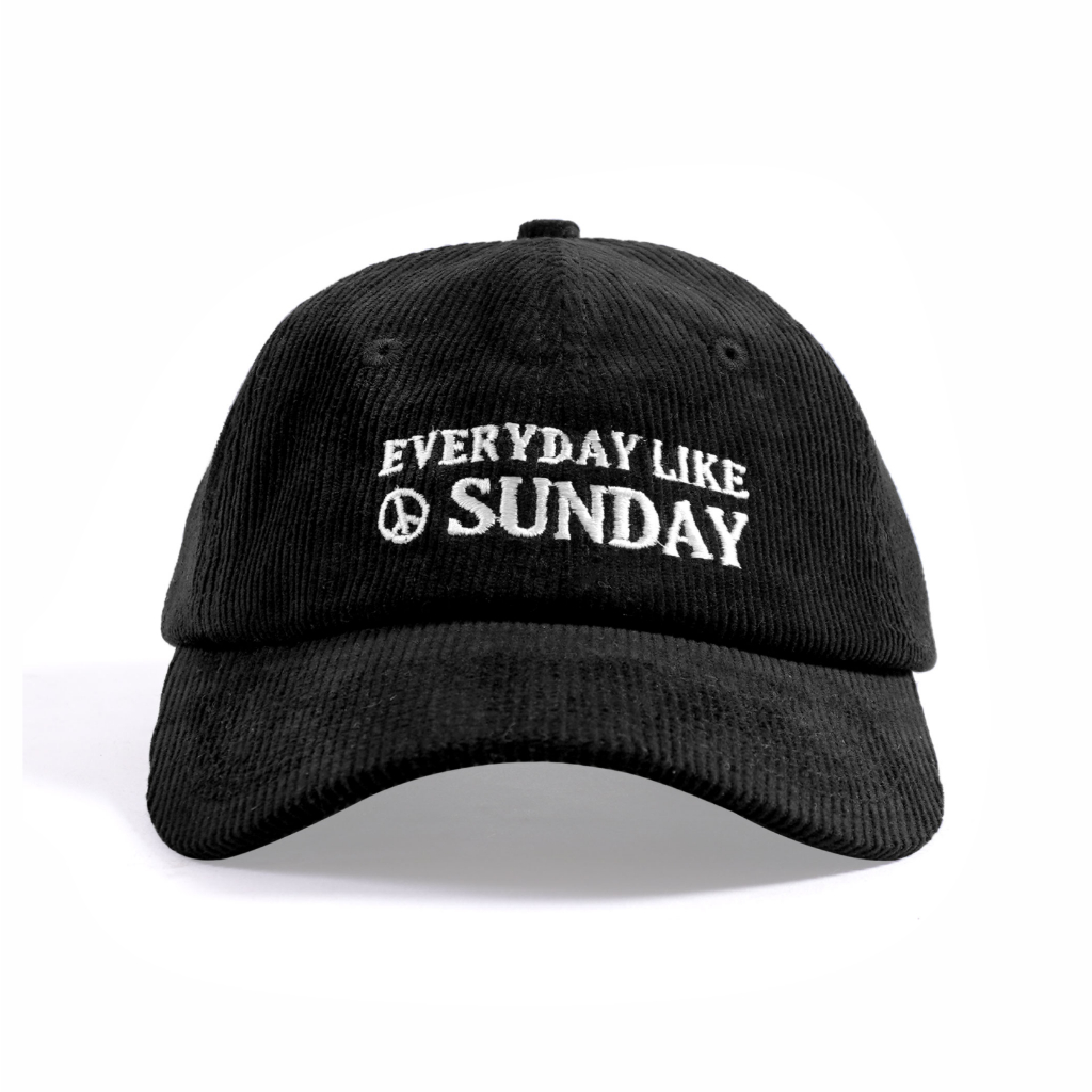 Waveblast Hat Baseball - Sunday Corduroy Black