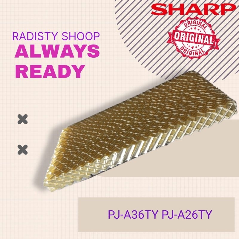 Filter pendingin Air cooler SHARP original model PJ-A26 dan PJ-A36
