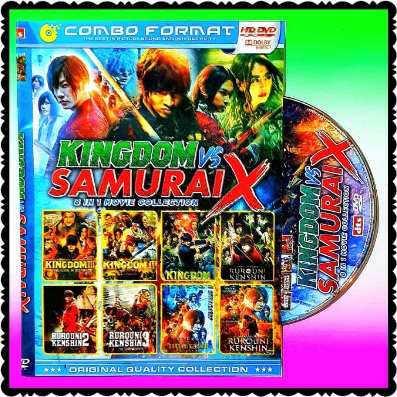 KASET DVD SAMURAI X RUROUNI KENSHIN VS DVD KINDOM