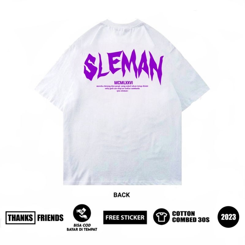 Kaos Sleman 1976 MCMLXXVI PSS