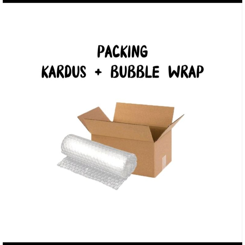 

Tambahan Packing Kardus Bubble wrap