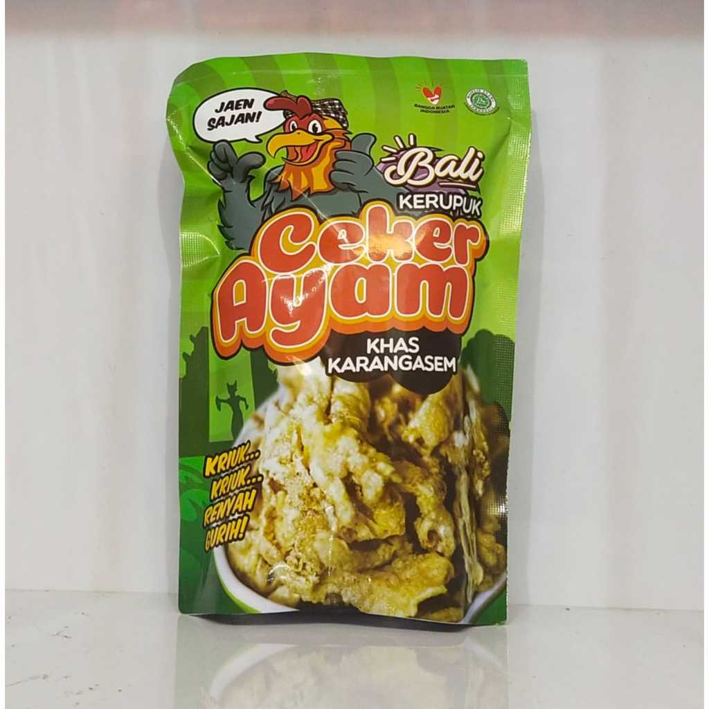 

Kerupuk Ceker Ayam Oleh oleh Khas Bali 80gr