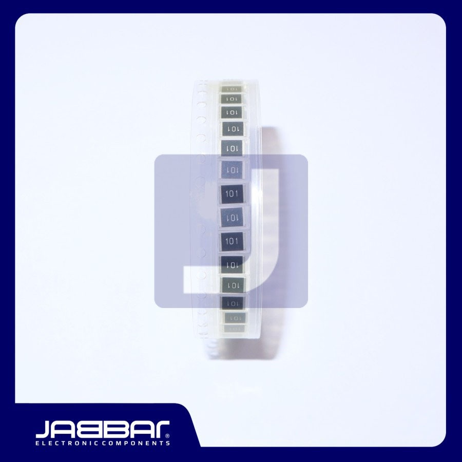 RESISTOR 101 - 100 OHM 1/2W (Setengah) SMD1210 - 5 PCS