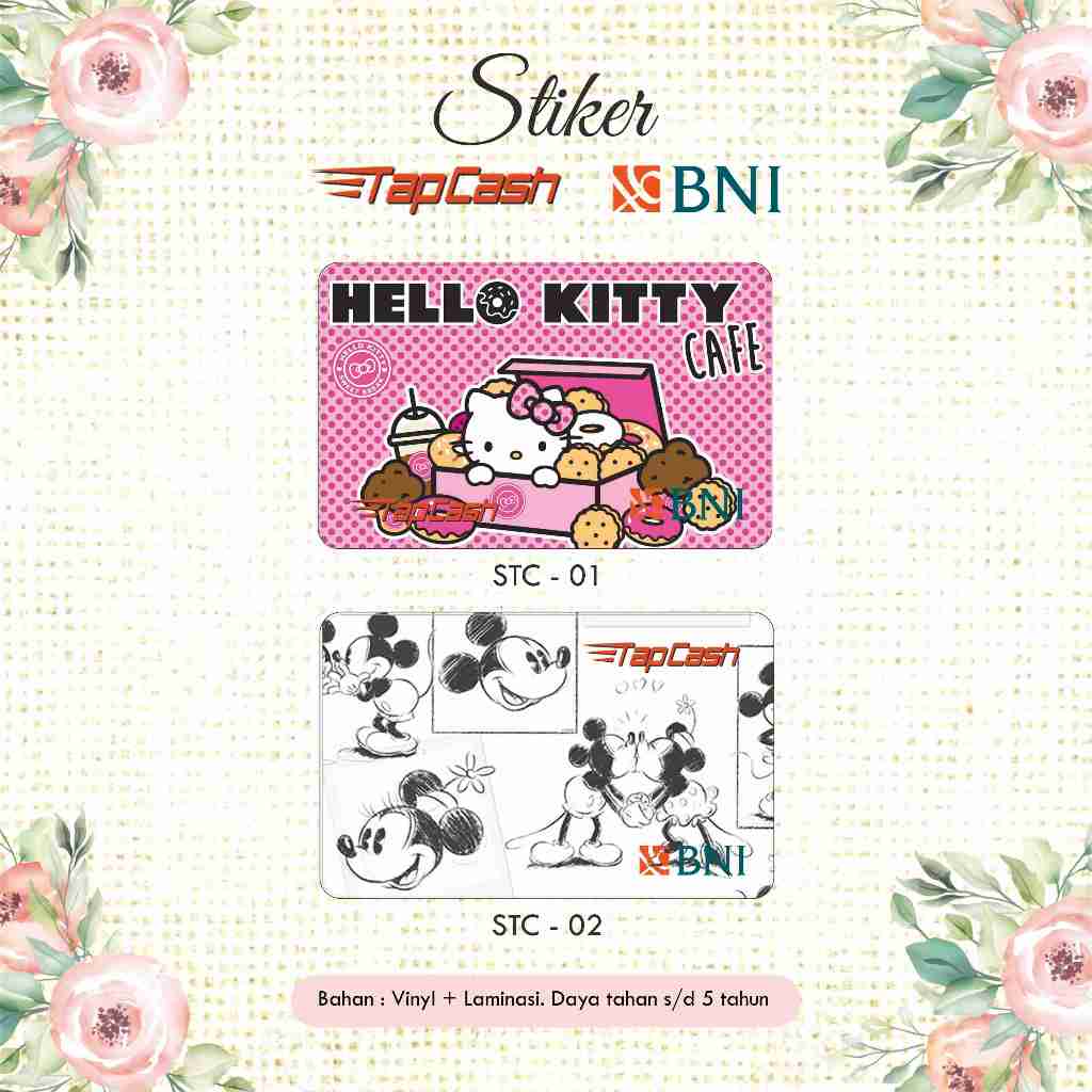 

Stiker Tapcash BNI / Garskin