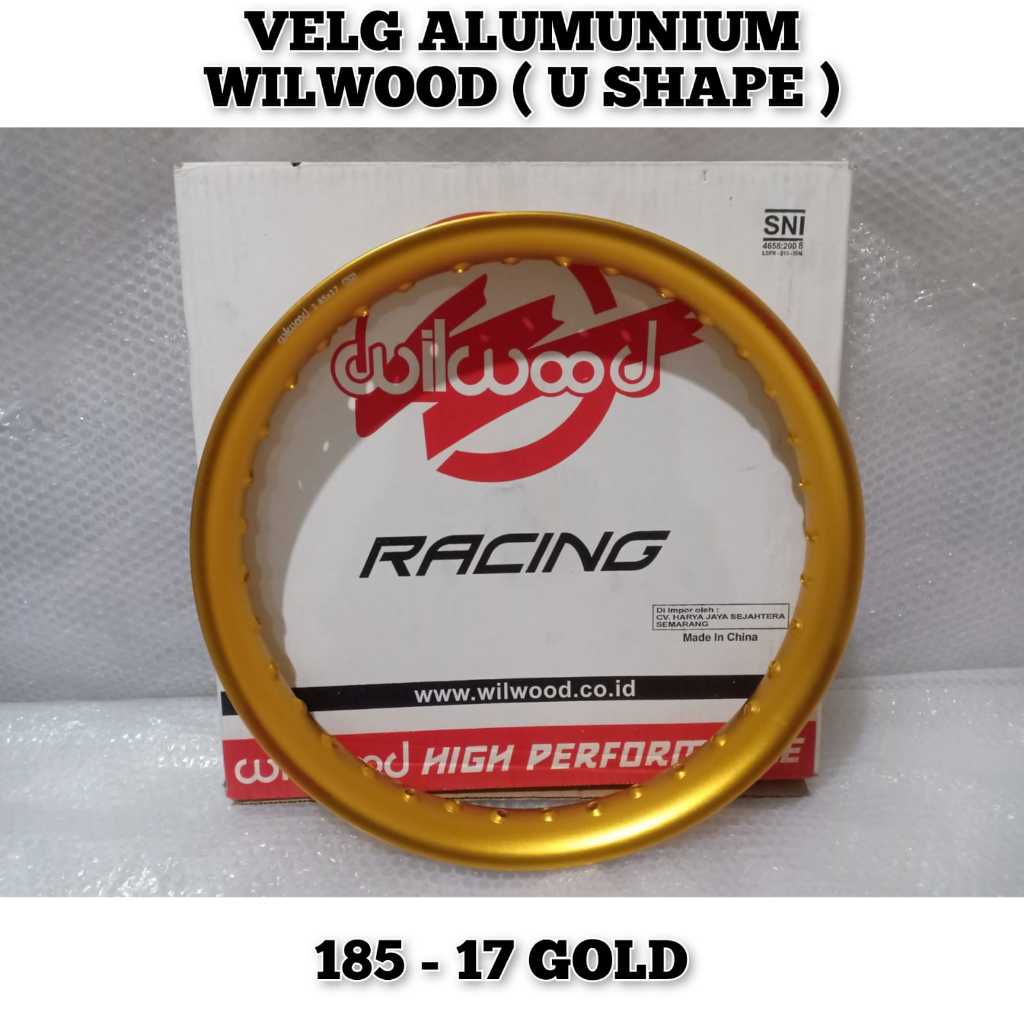 Velg jari jari ring 17 Wilwood U Shape Tapak Lebar