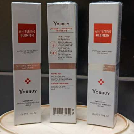krim Whitening Cream Blemish Mencerahkan Wajah Memudarkan Flek Hitam Menahun