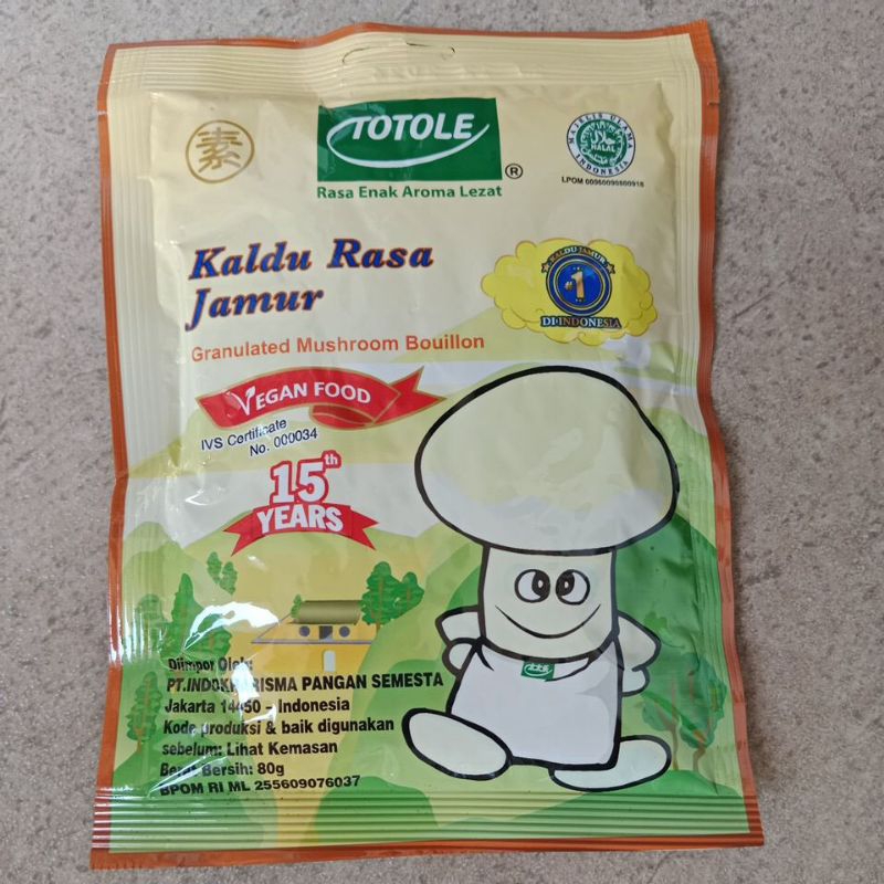 

TOTOLE Kaldu rasa jamur 80g