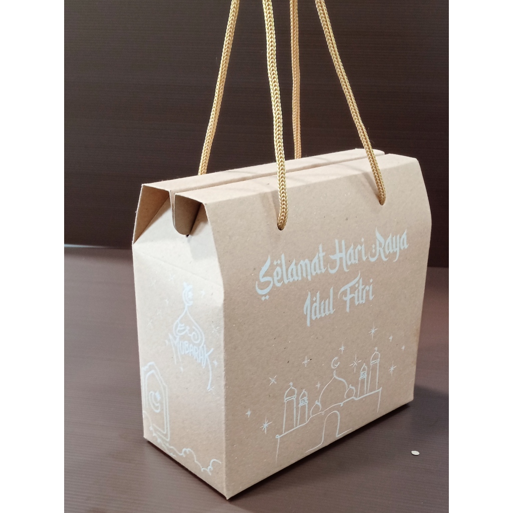 

Kardus Lebaran Dus Tali 18.5x9x13 Jar Cylinder isi 2 Kraft