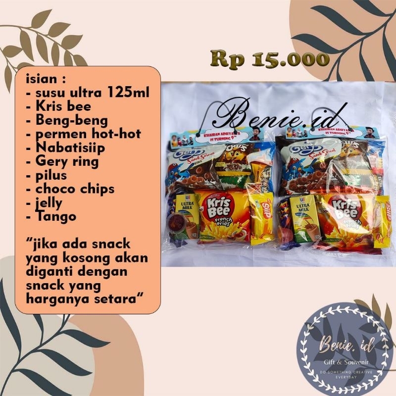 

paket snack ultah