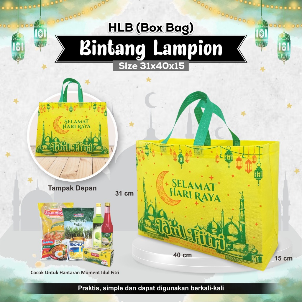 

Tas Parcel Lebaran Goodie Bag Lebaran Tas Parcel Idul Fitri Lebaran 31x40x15