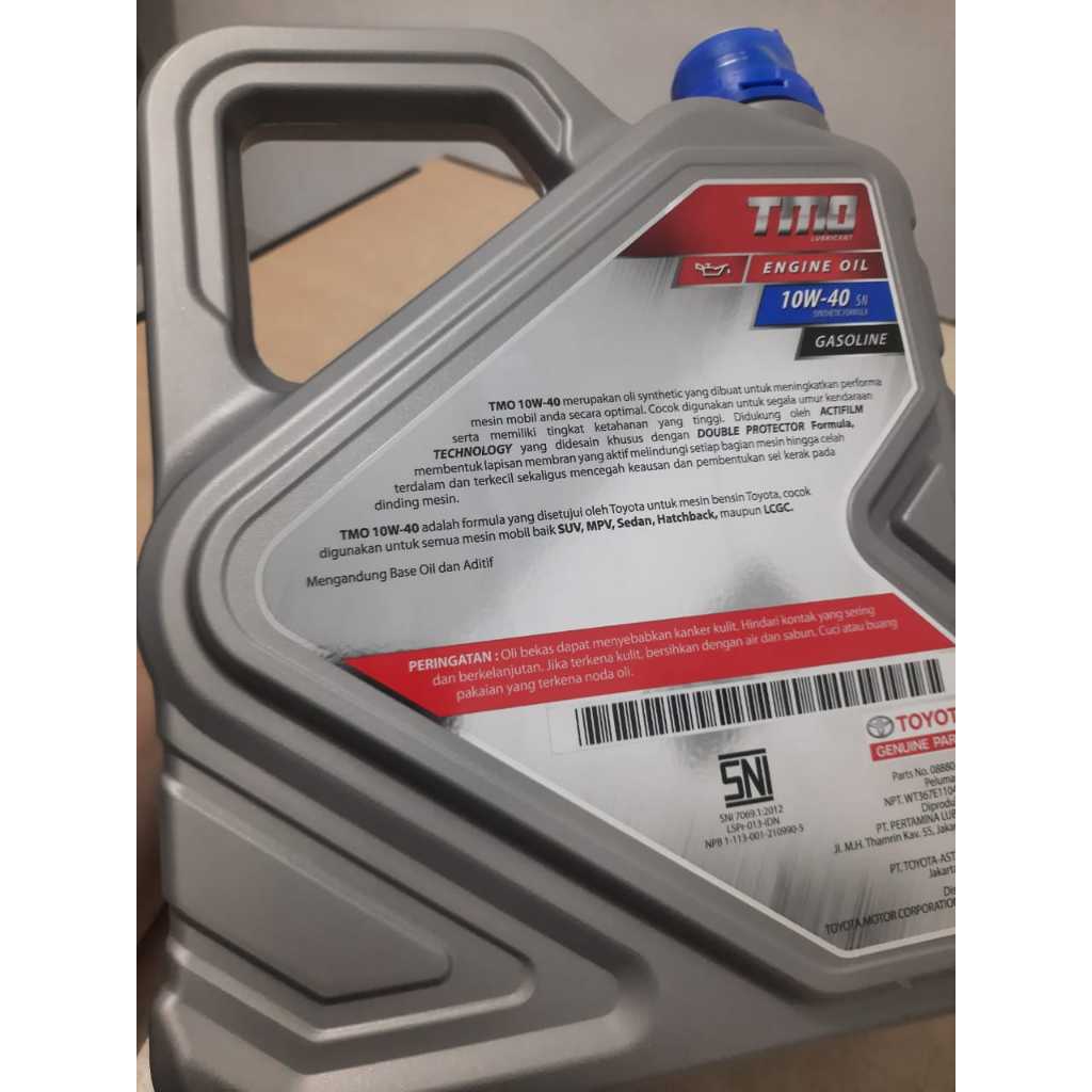OLI MESIN BENSIN TMO 10W-40 4 LITER