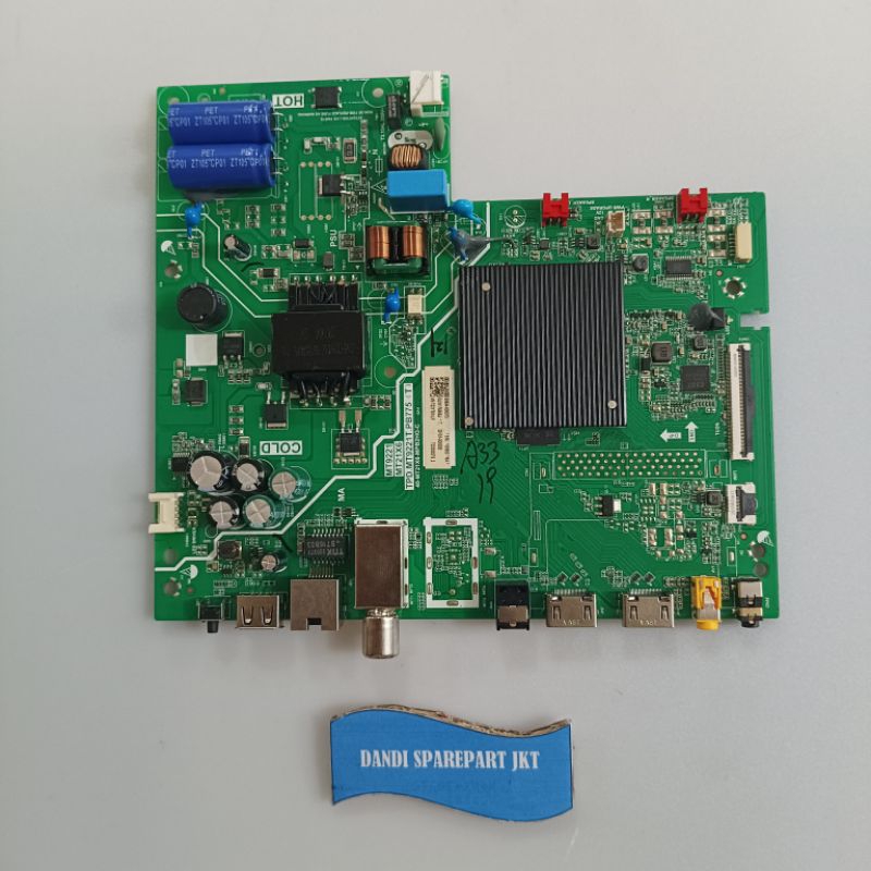 MB led tv TCL 32A5 - mainboard tcl 32a5 soket besar - mainboard tv - mesin tv led