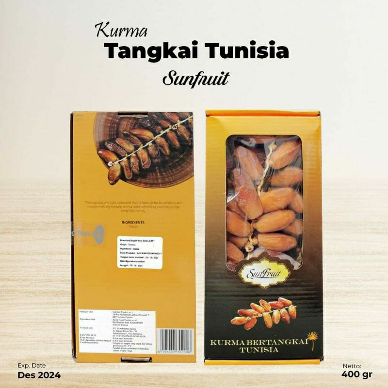 

Kurma tunis tangkai sunfruit 400gr