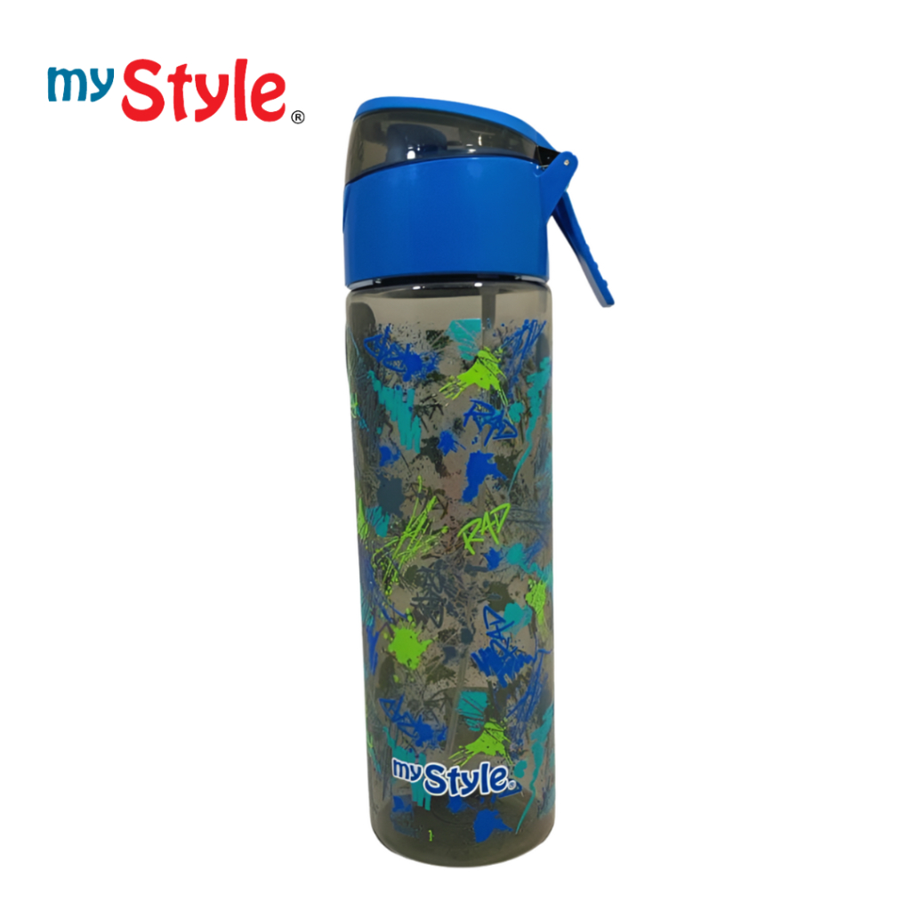 My Style TM 1138 Colour Splash Mist Drink TRITAN Bottle - Botol Minum Teguk dan Semprot Laki - Laki