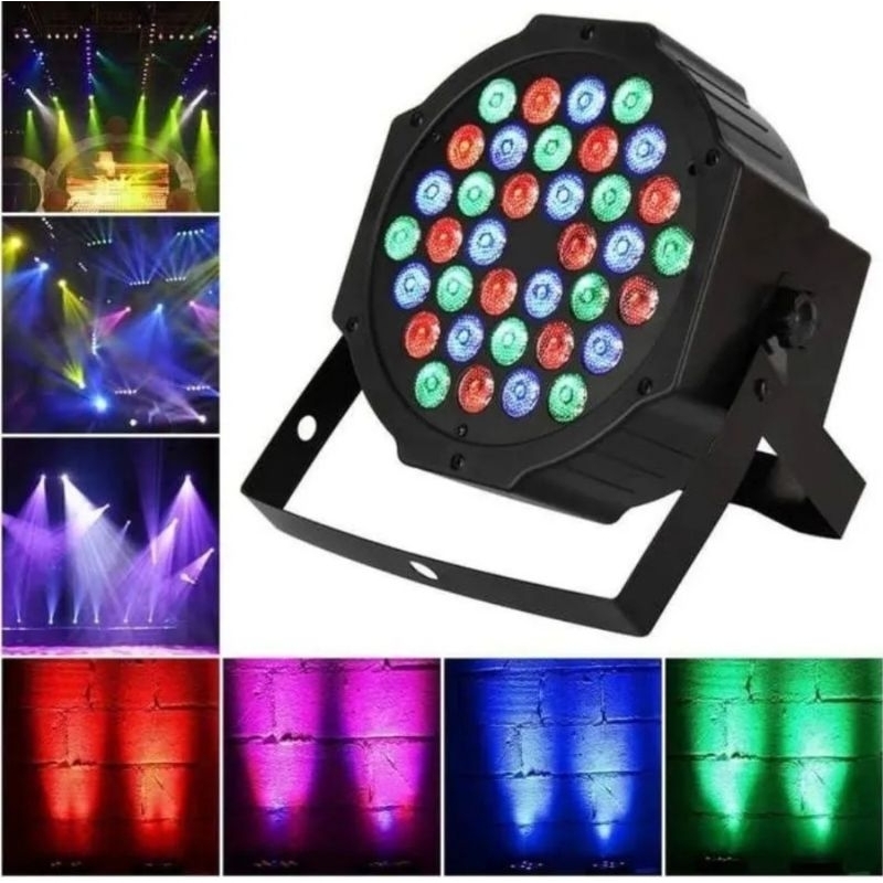 Lampu Mini Led Flat Par Disco 36 Led