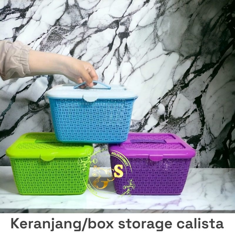 Keranjang Calista /box storage Calista keranjang syari