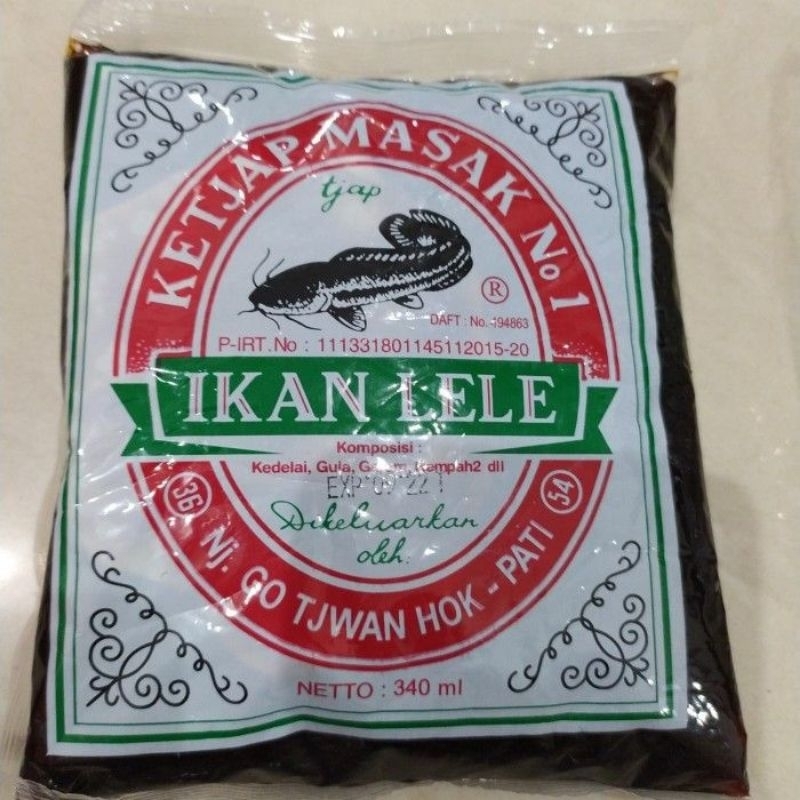 

KECAP MANIS CAP IKAN LELE 340ML (1/2KG) KHAS KOTA PATI NJ. GO TJWAN HOK