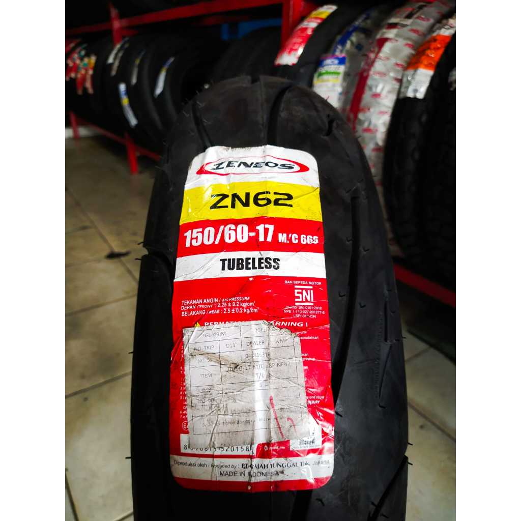 BAN ZENEOS ZN62 150/60-17 TUBELESS