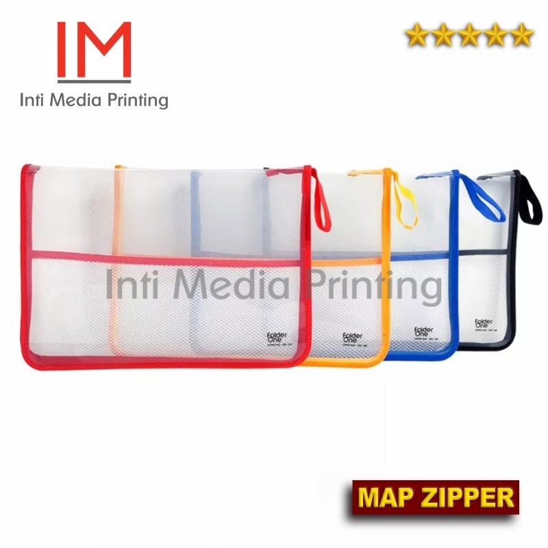 

Map Plastik Resleting Folio / Map zipper bag
