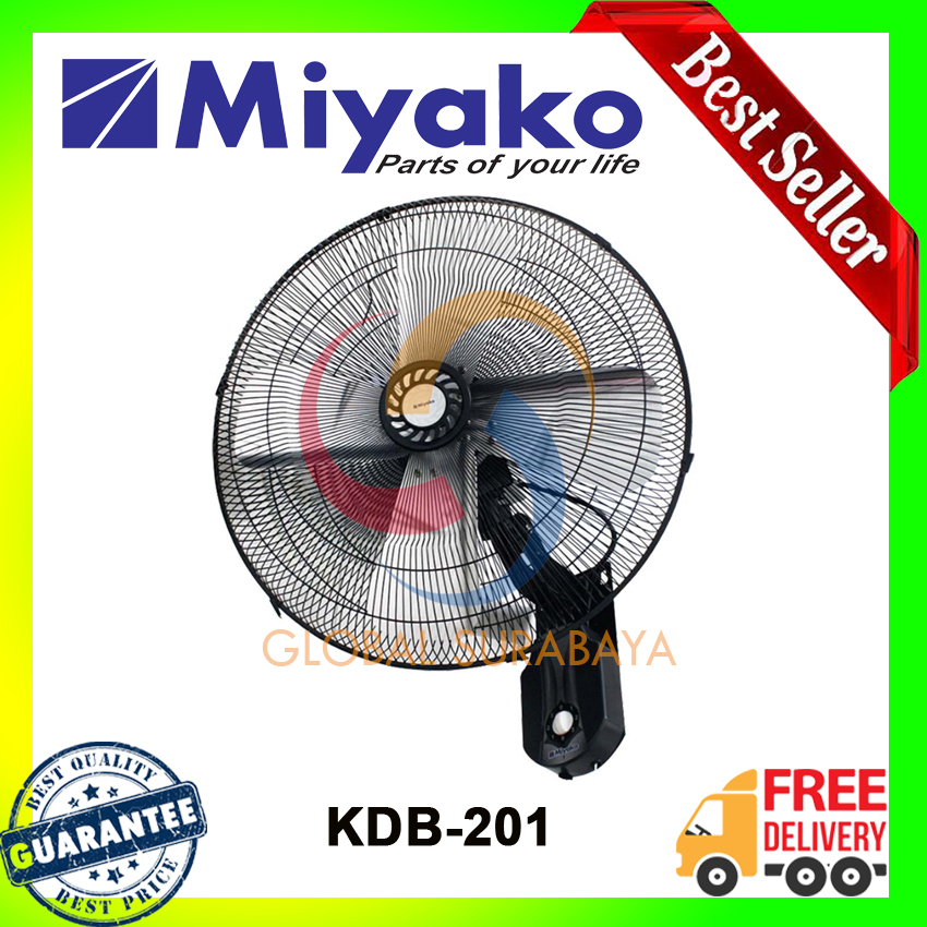 MIYAKO Industrial Wall Fan KDB-201 - GARANSI RESMI