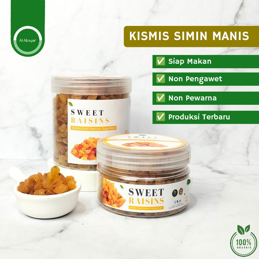 

Kismis Manis Kemasan Toples Premium Oleh-Oleh Haji dan Umroh