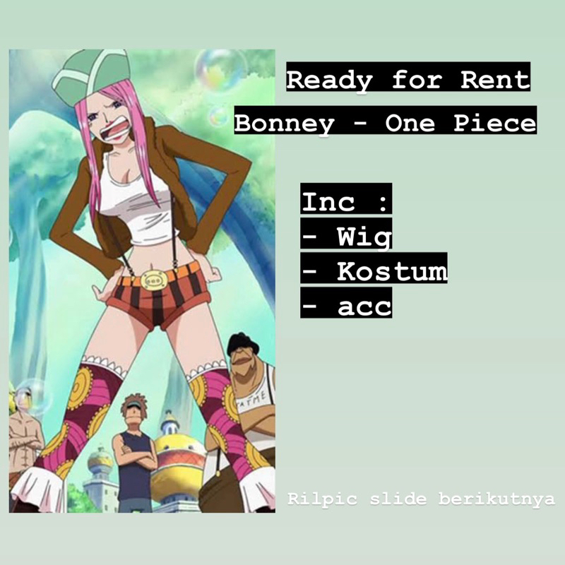 Rental Cosplay Bonney One Piece