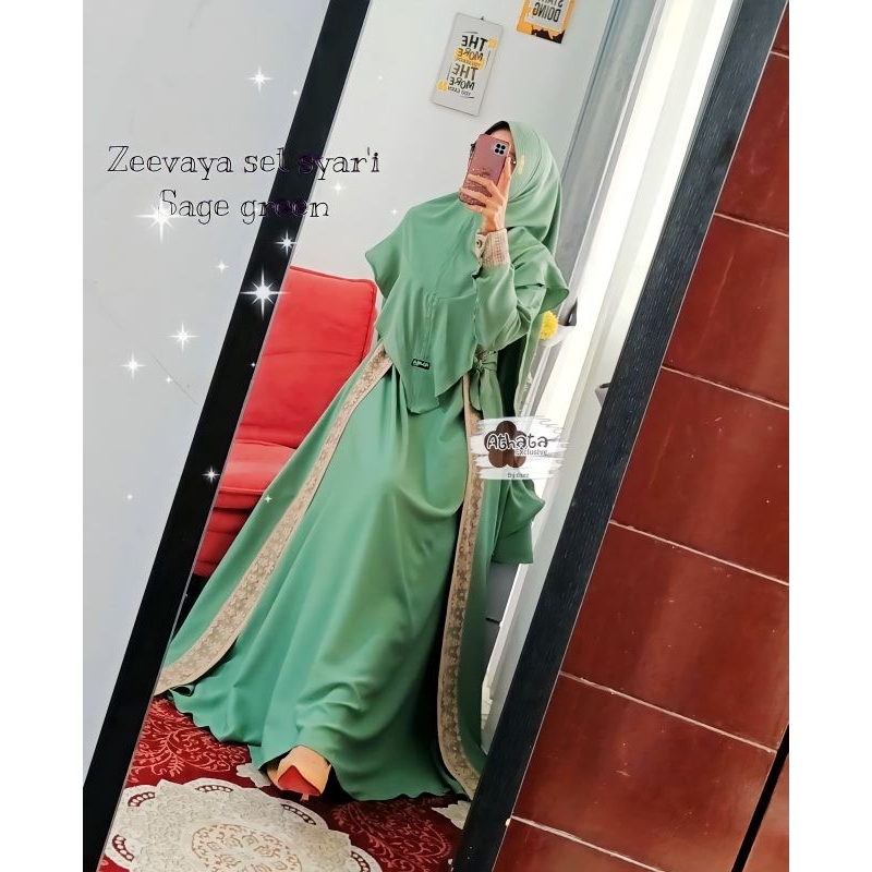 ZEEVAYA SET ORI ATHATA BY DZEE / ITY CREPE // ORY ATHATA GAMIS