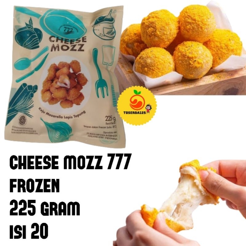 

Snack cafe Frozen cheese mozz 777 keju mozarella - TOSERBA125