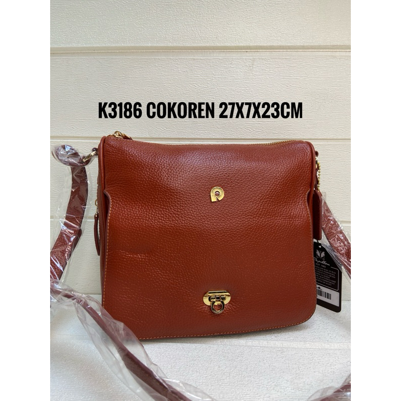 K3186 tas papillon/papillon leather/papillon/ tas kulit asli/ tas keren/ papillon bag