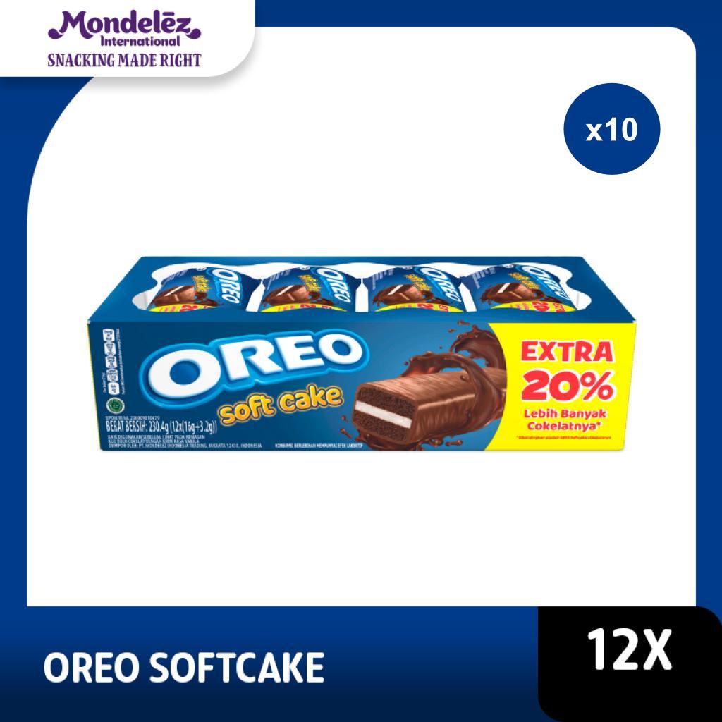 

Oreo Bolu Softcake Box 12x16g Untuk Camilan bersama keluarga x 10 (Family Pack)