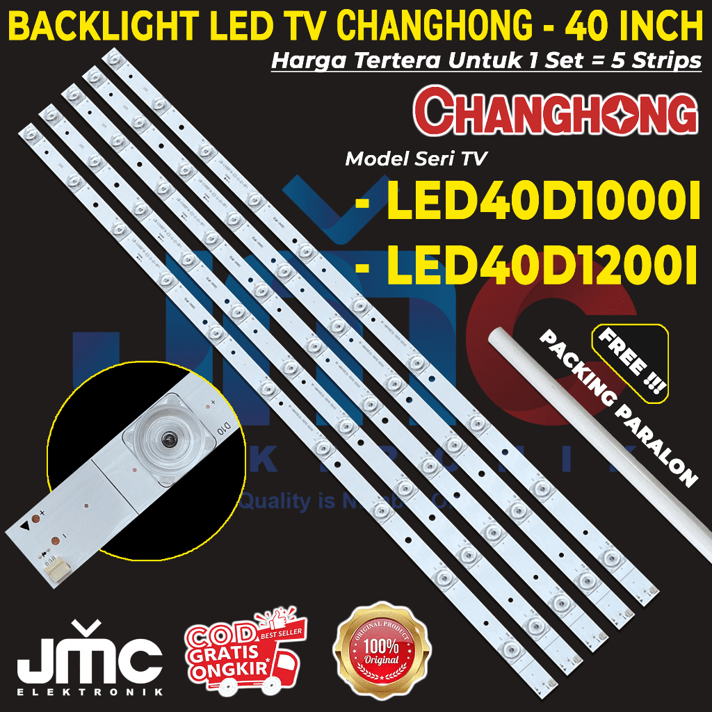 Backlight TV Changhong 40 Inch LED40D1000 LED40D1200 40D1000 40D1200